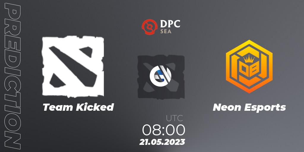 Pronóstico Team Kicked - Neon Esports. 21.05.2023 at 07:50, Dota 2, DPC SEA 2023 Tour 3: Closed Qualifier