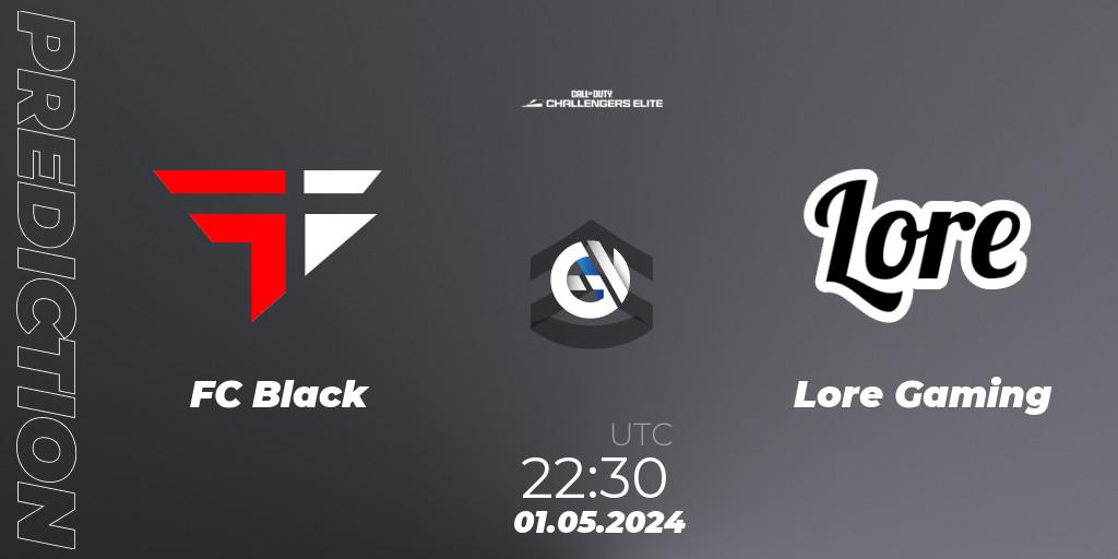 Pronóstico FC Black - Lore Gaming. 01.05.2024 at 22:30, Call of Duty, Call of Duty Challengers 2024 - Elite 2: NA
