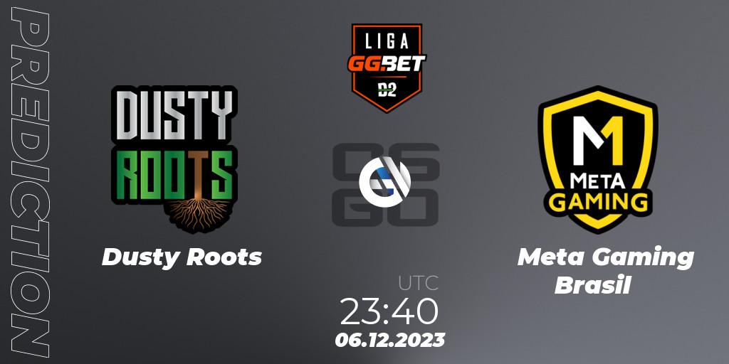 Pronóstico Dusty Roots - Meta Gaming Brasil. 06.12.23, CS2 (CS:GO), Dust2 Brasil Liga Season 2