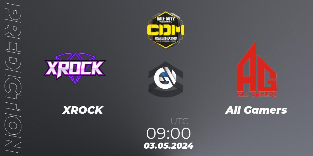Pronóstico XROCK - All Gamers. 03.05.2024 at 09:00, Call of Duty, China Masters 2024 S7: Championship