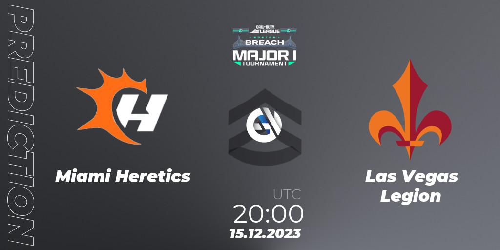 Pronóstico Miami Heretics - Las Vegas Legion. 15.12.2023 at 20:00, Call of Duty, Call of Duty League 2024: Stage 1 Major Qualifiers