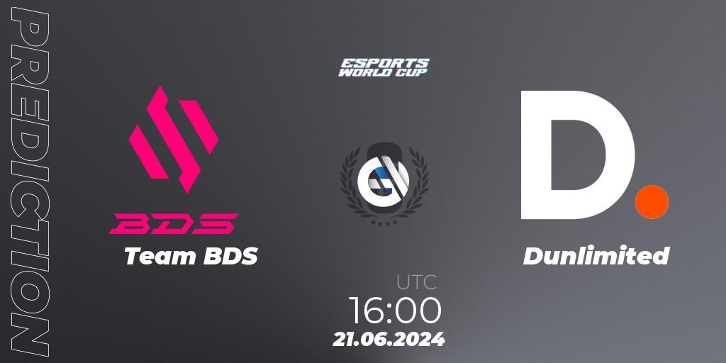 Pronóstico Team BDS - Dunlimited. 21.06.2024 at 16:00, Rainbow Six, Esports World Cup 2024: Europe OQ