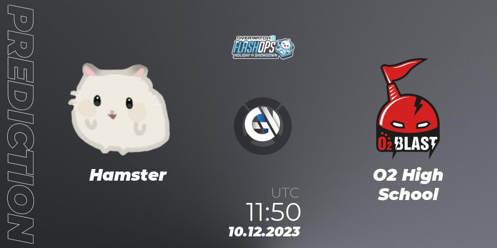 Pronóstico Hamster - O2 High School. 10.12.2023 at 11:50, Overwatch, Flash Ops Holiday Showdown - APAC Finals