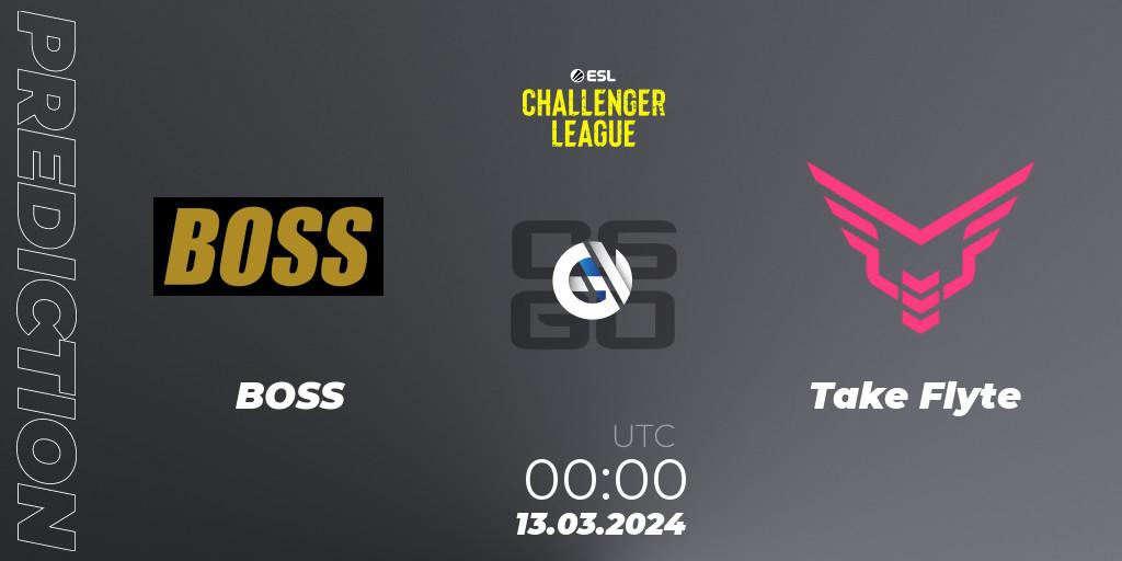 Pronóstico BOSS - Take Flyte. 23.05.24, CS2 (CS:GO), ESL Challenger League Season 47: North America