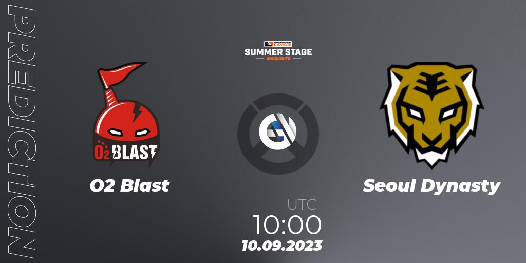Pronóstico O2 Blast - Seoul Dynasty. 10.09.23, Overwatch, Overwatch League 2023 - Summer Stage Knockouts
