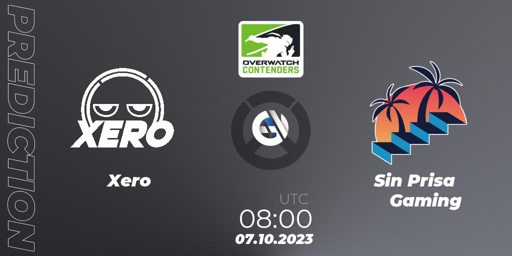 Pronóstico Xero - Sin Prisa Gaming. 07.10.2023 at 08:00, Overwatch, Overwatch Contenders 2023 Fall Series: Korea