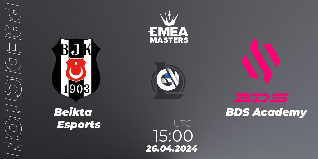 Pronóstico Beşiktaş Esports - BDS Academy. 26.04.24, LoL, EMEA Masters Spring 2024 - Playoffs