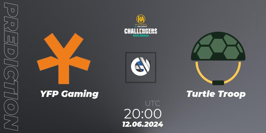 Pronóstico YFP Gaming - Turtle Troop. 12.06.2024 at 20:00, VALORANT, VALORANT Challengers 2024: North America Split 2