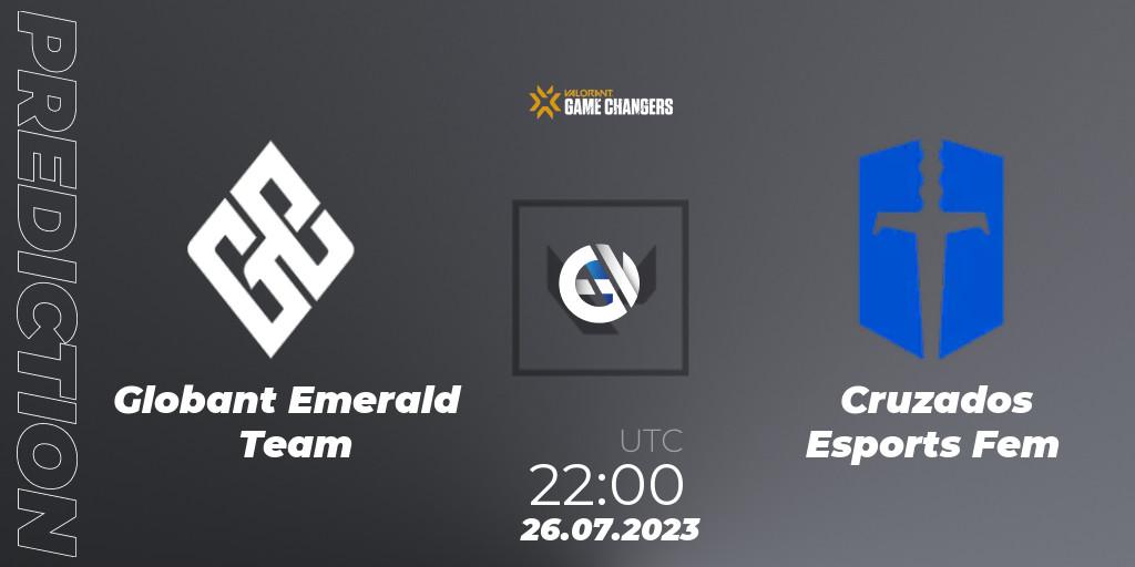 Pronóstico Globant Emerald Team - Cruzados Esports Fem. 26.07.2023 at 22:00, VALORANT, VCT 2023: Game Changers Latin America South