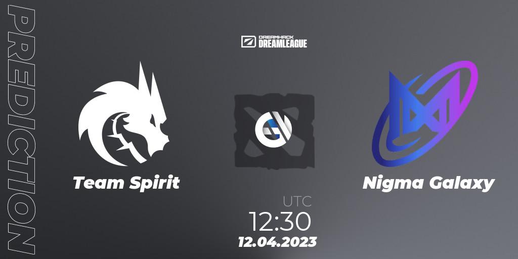 Pronóstico Team Spirit - Nigma Galaxy. 12.04.2023 at 12:36, Dota 2, DreamLeague Season 19 - Group Stage 1