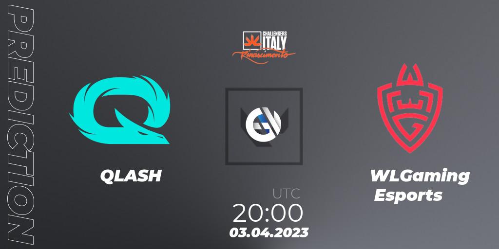 Pronóstico QLASH - WLGaming Esports. 03.04.2023 at 20:10, VALORANT, VALORANT Challengers 2023 Italy: Rinascimento Split 2
