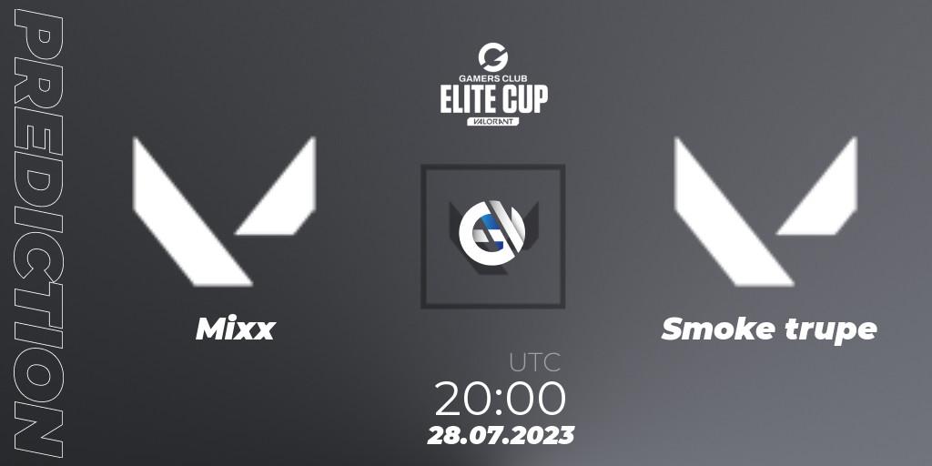 Pronóstico Mixx - Smoke trupe. 28.07.2023 at 20:00, VALORANT, Gamers Club Elite Cup 2023