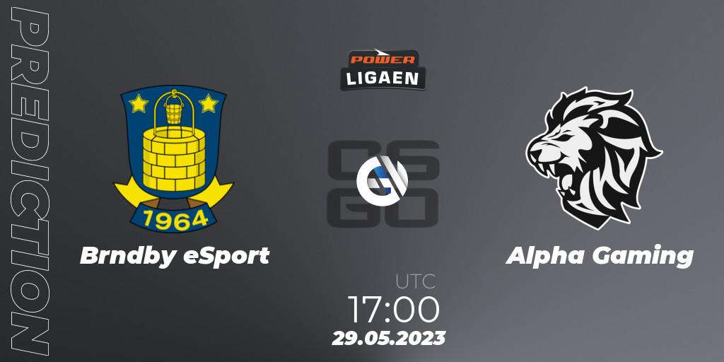 Pronóstico Brøndby eSport - Alpha Gaming. 29.05.2023 at 17:00, Counter-Strike (CS2), Dust2.dk Ligaen Season 23