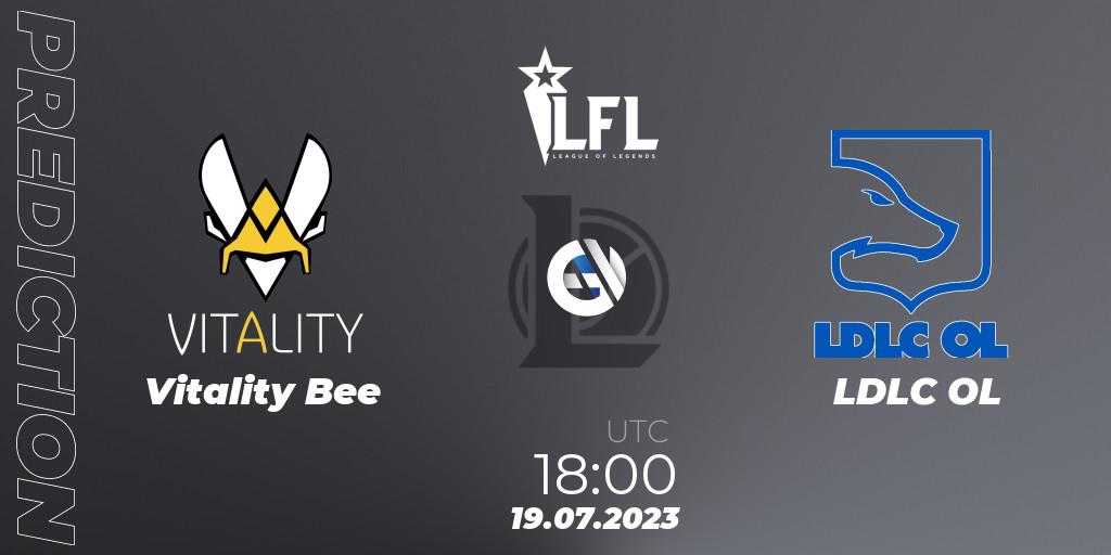 Pronóstico Vitality Bee - LDLC OL. 19.07.23, LoL, LFL Summer 2023 - Group Stage