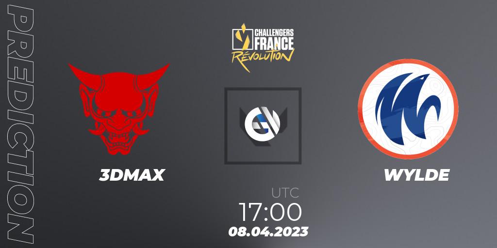 Pronóstico 3DMAX - WYLDE. 08.04.2023 at 17:00, VALORANT, VALORANT Challengers France: Revolution Split 2 - Regular Season