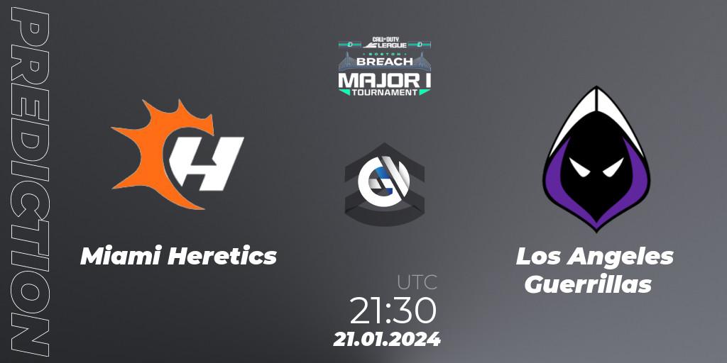 Pronóstico Miami Heretics - Los Angeles Guerrillas. 20.01.2024 at 21:30, Call of Duty, Call of Duty League 2024: Stage 1 Major Qualifiers