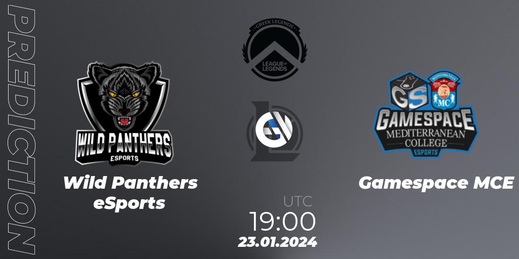 Pronóstico Wild Panthers eSports - Gamespace MCE. 23.01.2024 at 19:00, LoL, GLL Spring 2024