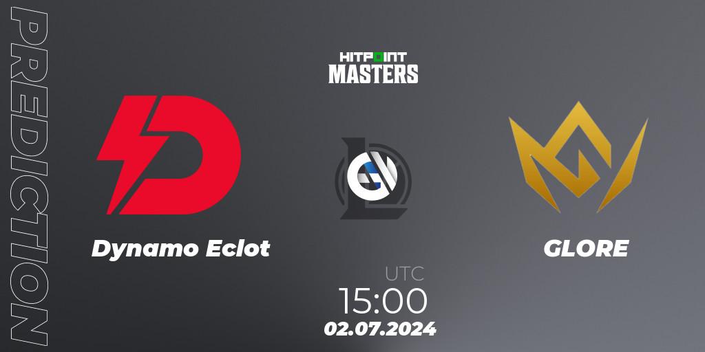 Pronóstico Dynamo Eclot - GLORE. 02.07.2024 at 15:00, LoL, Hitpoint Masters Summer 2024