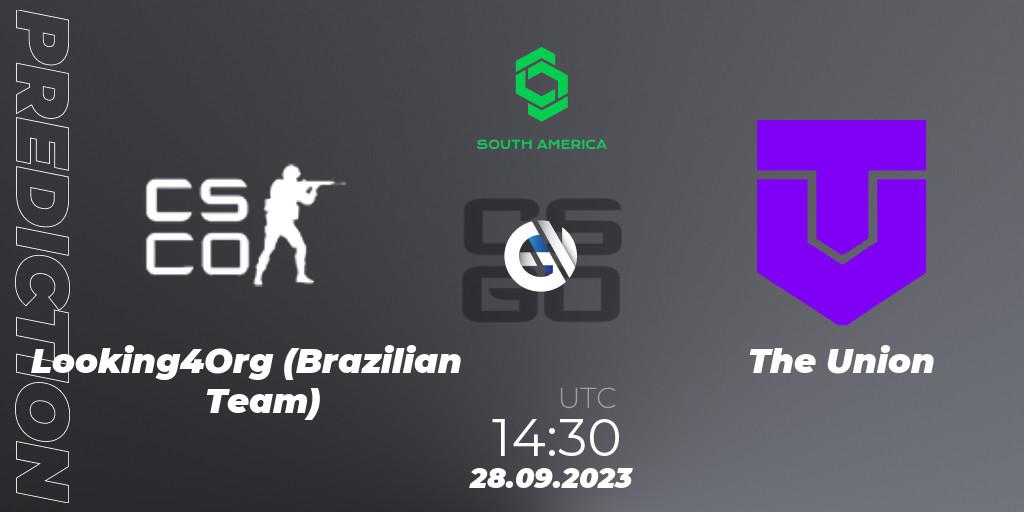 Pronóstico Looking4Org (Brazilian Team) - Super Sangre Joven. 28.09.2023 at 14:30, Counter-Strike (CS2), CCT South America Series #12: Closed Qualifier