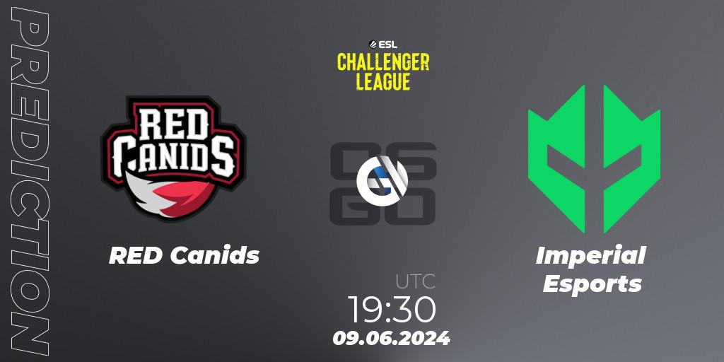 Pronóstico RED Canids - Imperial Esports. 09.06.2024 at 20:40, Counter-Strike (CS2), ESL Challenger League Season 47: South America