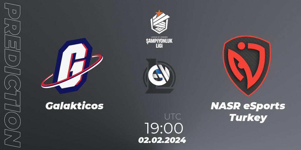 Pronóstico Galakticos - NASR eSports Turkey. 02.02.2024 at 19:00, LoL, TCL Winter 2024