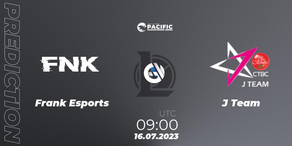 Pronóstico Frank Esports - J Team. 16.07.2023 at 09:00, LoL, PACIFIC Championship series Group Stage