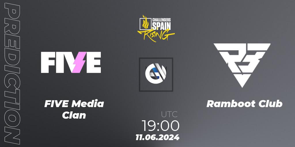 Pronóstico FIVE Media Clan - Ramboot Club. 11.06.2024 at 19:00, VALORANT, VALORANT Challengers 2024 Spain: Rising Split 2