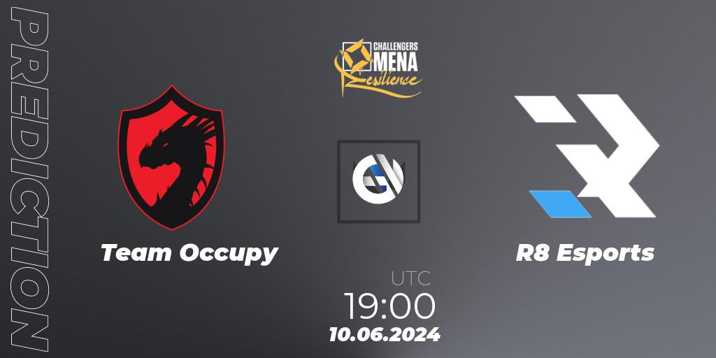 Pronóstico Team Occupy - R8 Esports. 10.06.2024 at 19:00, VALORANT, VALORANT Challengers 2024 MENA: Resilience Split 2 - Levant and North Africa