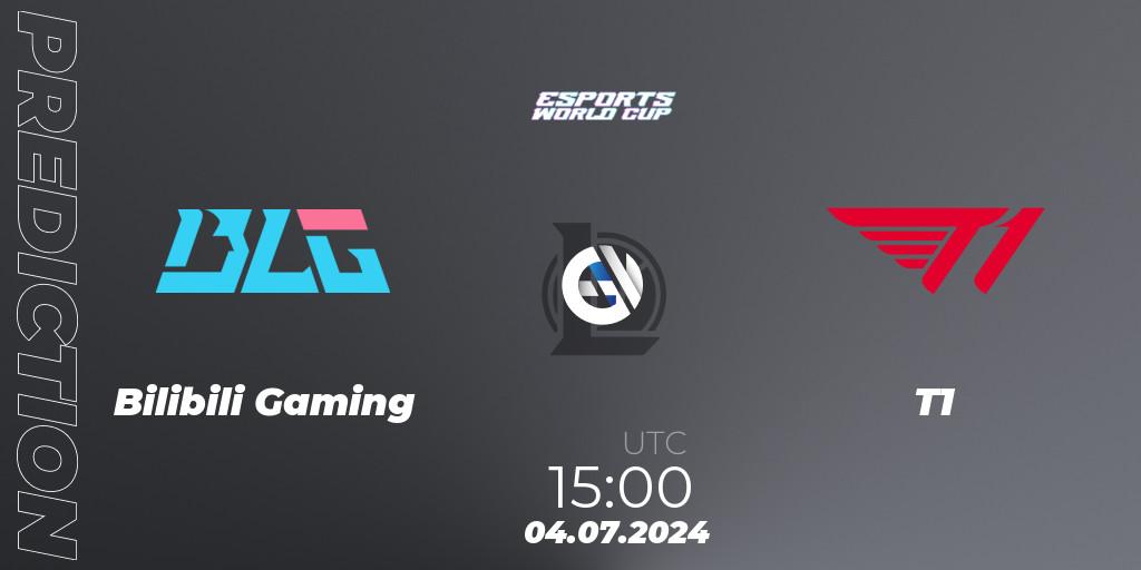 Pronóstico Bilibili Gaming - T1. 04.07.2024 at 15:00, LoL, Esports World Cup 2024