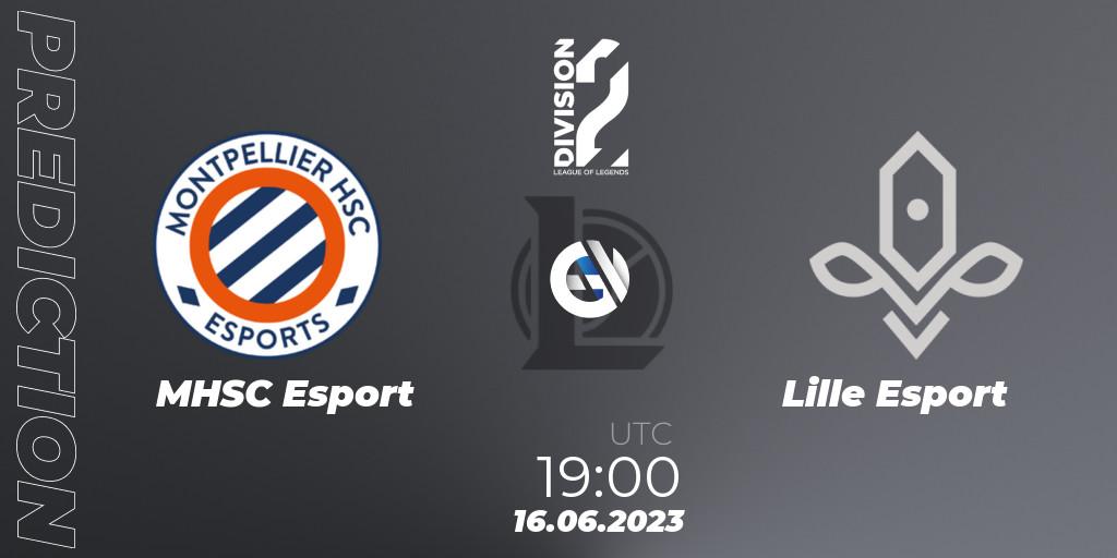 Pronóstico MHSC Esport - Lille Esport. 16.06.2023 at 19:00, LoL, LFL Division 2 Summer 2023 - Group Stage