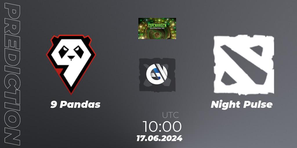 Pronóstico 9 Pandas - Night Pulse. 17.06.2024 at 09:30, Dota 2, The International 2024: Eastern Europe Closed Qualifier