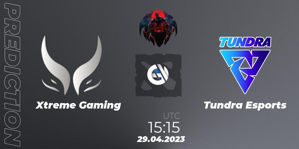 Pronóstico Xtreme Gaming - Tundra Esports. 29.04.2023 at 15:39, Dota 2, The Berlin Major 2023 ESL - Group Stage