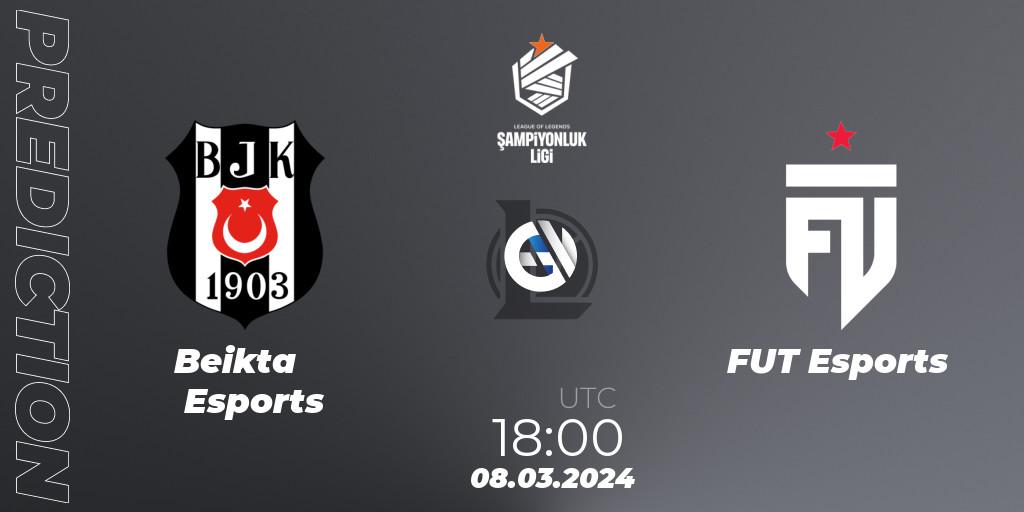 Pronóstico Beşiktaş Esports - FUT Esports. 08.03.2024 at 18:00, LoL, TCL Winter 2024