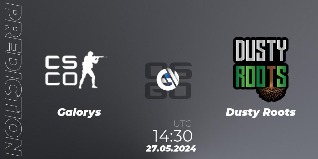 Pronóstico Galorys - Dusty Roots. 27.05.2024 at 14:30, Counter-Strike (CS2), CCT Season 2 South America Series 1
