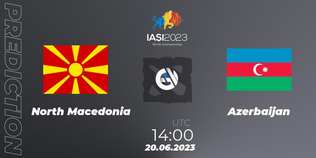 Pronóstico North Macedonia - Azerbaijan. 20.06.23, Dota 2, IESF Europe B Qualifier 2023