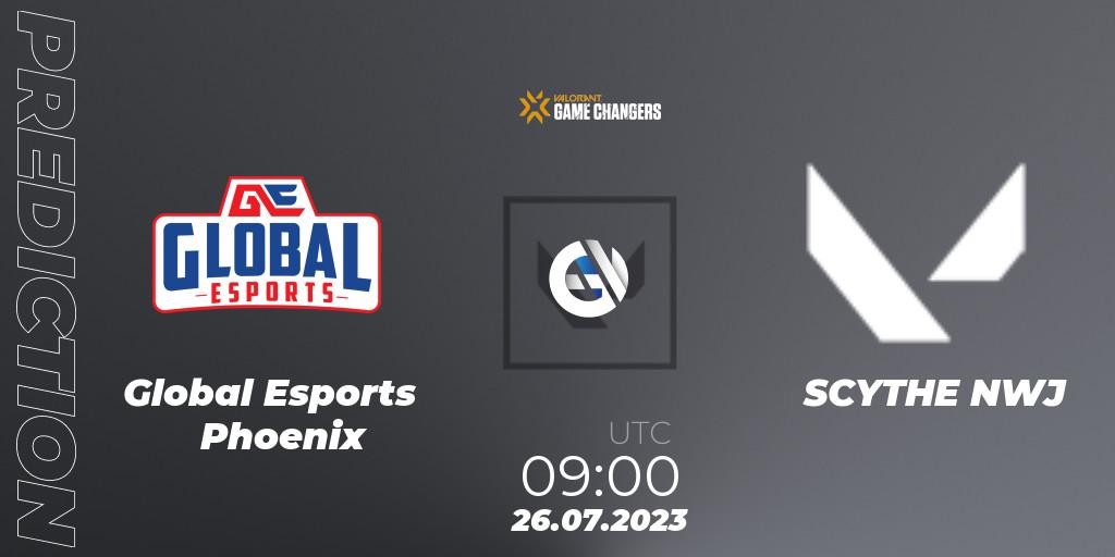 Pronóstico Global Esports Phoenix - SCYTHE NWJ. 26.07.2023 at 09:00, VALORANT, VCT 2023: Game Changers APAC Open 3