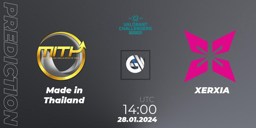 Pronóstico Made in Thailand - XERXIA. 28.01.24, VALORANT, VALORANT Challengers Thailand 2024: Split 1
