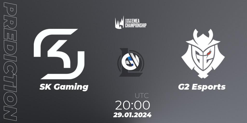 Pronóstico SK Gaming - G2 Esports. 29.01.24, LoL, LEC Winter 2024 - Regular Season