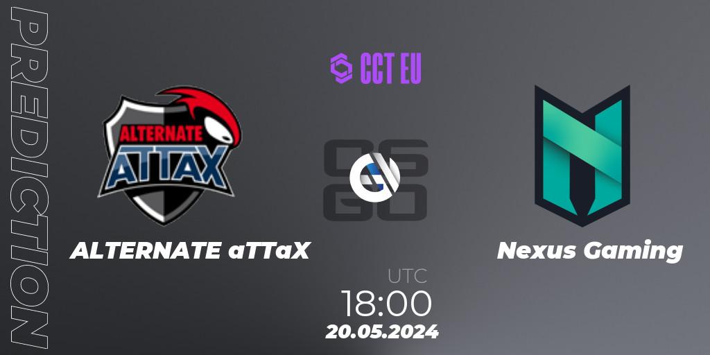 Pronóstico ALTERNATE aTTaX - Nexus Gaming. 20.05.2024 at 18:00, Counter-Strike (CS2), CCT Season 2 Europe Series 4