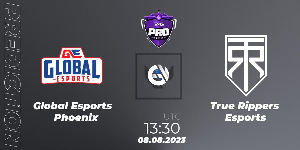 Pronóstico Global Esports Phoenix - True Rippers Esports. 18.08.2023 at 13:30, VALORANT, EMG Pro Series: South Asia