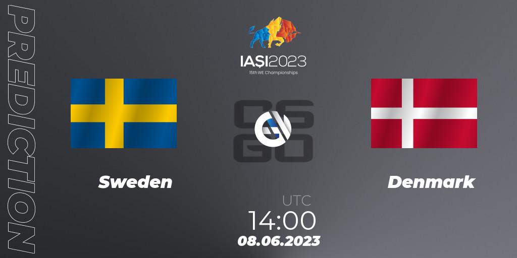 Pronóstico Sweden - Denmark. 08.06.2023 at 14:00, Counter-Strike (CS2), IESF World Esports Championship 2023: Northern Europe Qualifier