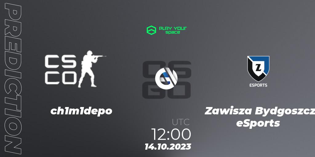 Pronóstico ch1m1depo - Zawisza Bydgoszcz eSports. 14.10.2023 at 12:30, Counter-Strike (CS2), PYspace Cash Cup Finals
