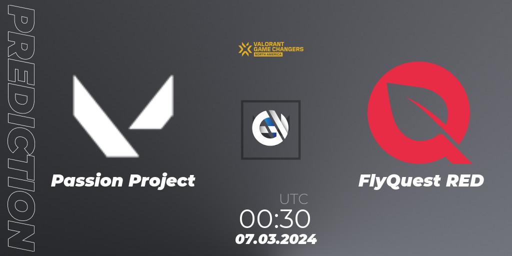 Pronóstico Passion Project - FlyQuest RED. 07.03.2024 at 00:30, VALORANT, VCT 2024: Game Changers North America Series Series 1