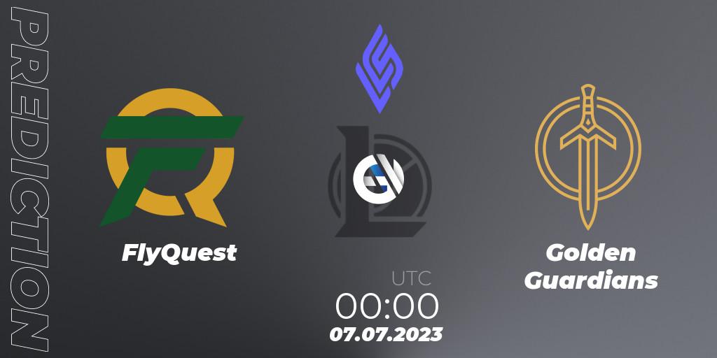 Pronóstico FlyQuest - Golden Guardians. 07.07.23, LoL, LCS Summer 2023 - Group Stage