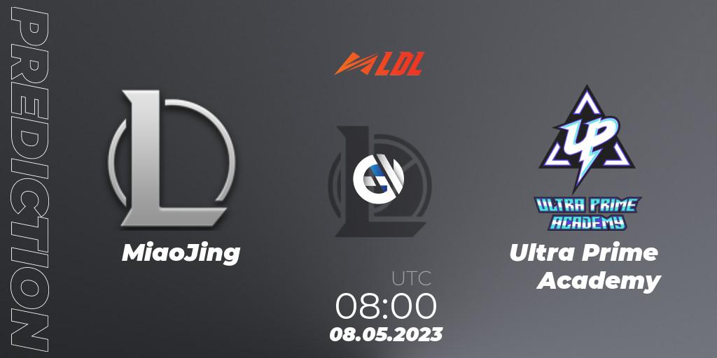 Pronóstico MiaoJing - Ultra Prime Academy. 08.05.2023 at 08:00, LoL, LDL 2023 - Regular Season - Stage 2