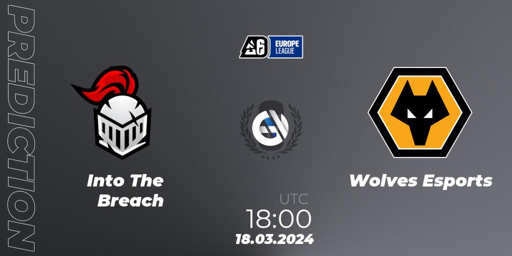 Pronóstico Into The Breach - Wolves Esports. 18.03.24, Rainbow Six, Europe League 2024 - Stage 1