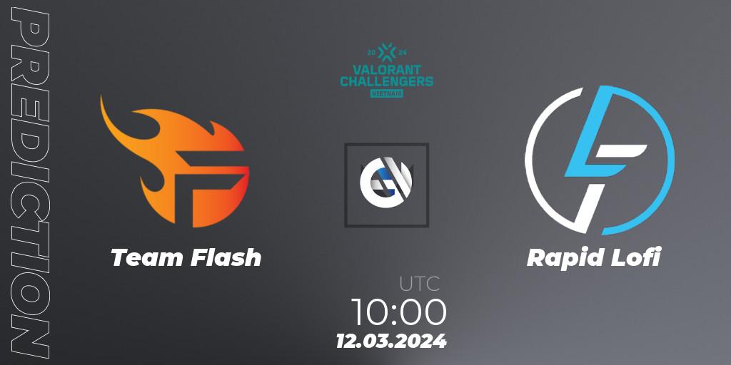 Pronóstico Team Flash - Rapid Lofi. 12.03.2024 at 10:00, VALORANT, VALORANT Challengers 2024 Vietnam: Split 1