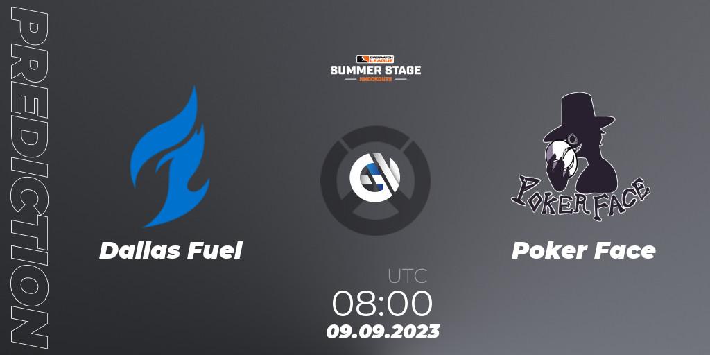 Pronóstico Dallas Fuel - Poker Face. 09.09.23, Overwatch, Overwatch League 2023 - Summer Stage Knockouts