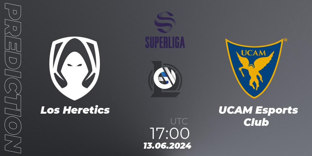 Pronóstico Los Heretics - UCAM Esports Club. 13.06.2024 at 17:00, LoL, LVP Superliga Summer 2024