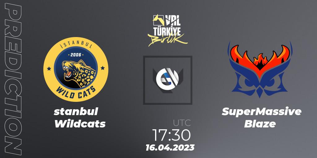 Pronóstico İstanbul Wildcats - SuperMassive Blaze. 16.04.23, VALORANT, VALORANT Challengers 2023: Turkey Split 2 - Regular Season